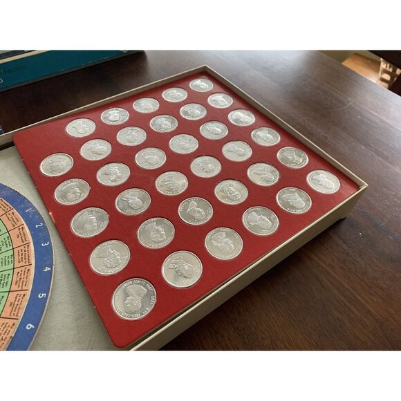 Vintage 1965 Meet the Presidents Board Game Selchow & Righter Company USED - Picture 6 of 9